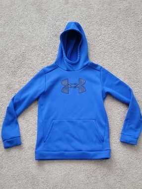 Under Armour Bright Blue Boys' Hooded Pullover Sweatshirt